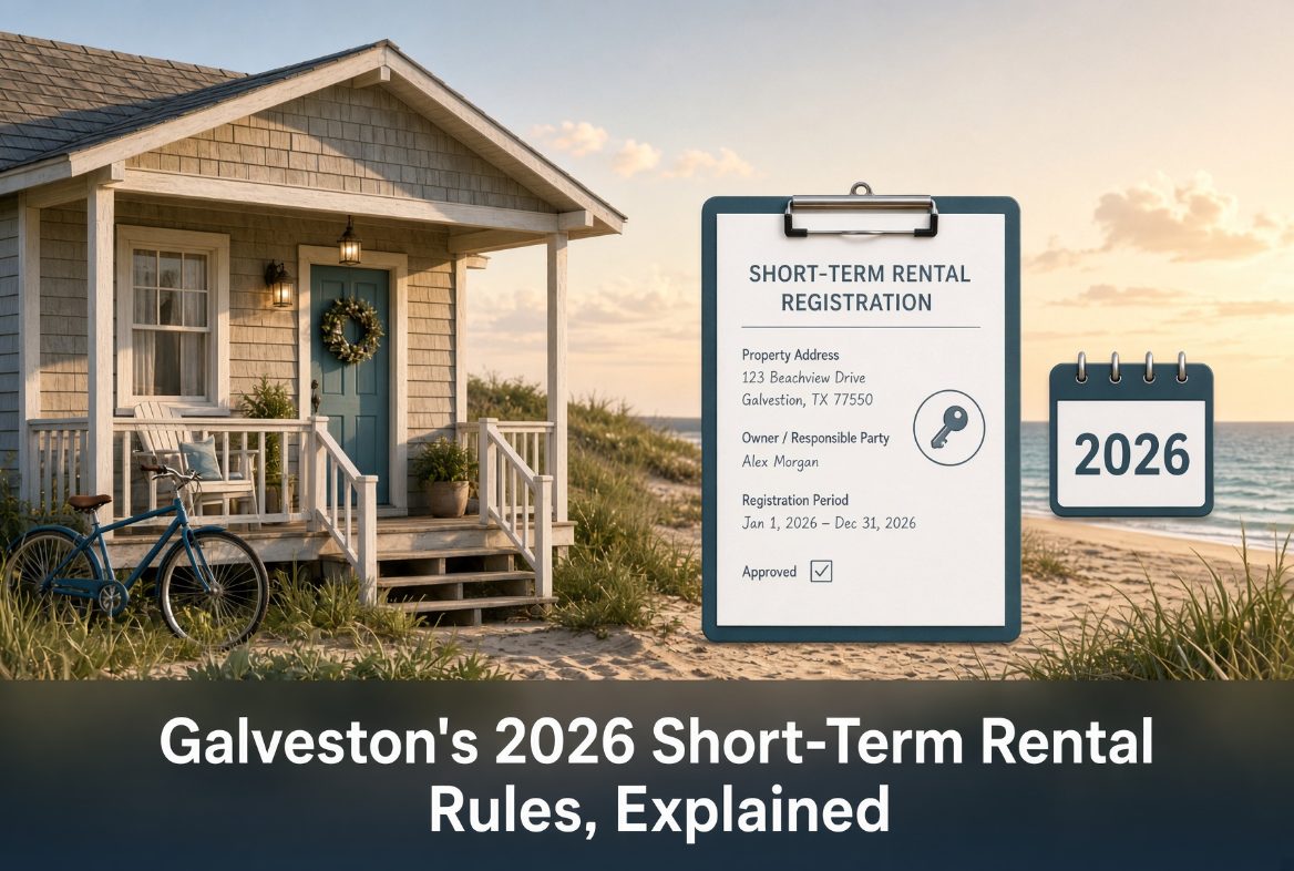 Galveston's 2026 Short-Term Rental Rules, Explained
